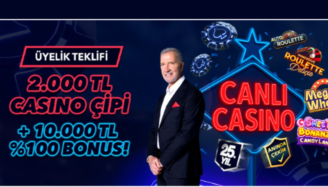 Süperbahis CanlıCasino Hoşgeldin Bonusu 10.000 TL + Casino Çip